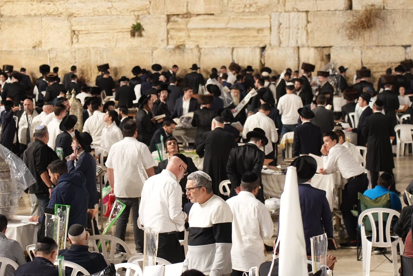 תיעוד: גלרייה אומנותית מרהיבה מהושענא רבא בכותל 