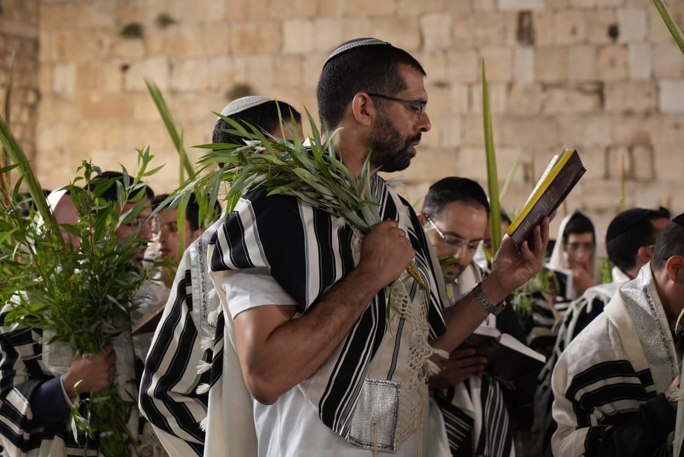 תיעוד: גלרייה אומנותית מרהיבה מהושענא רבא בכותל 