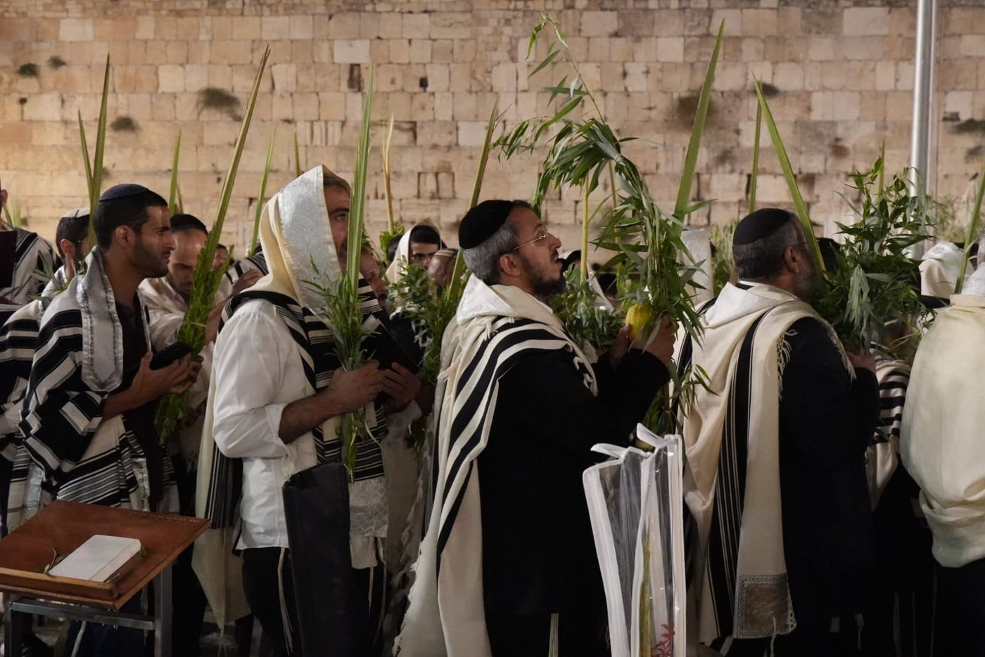 תיעוד: גלרייה אומנותית מרהיבה מהושענא רבא בכותל 