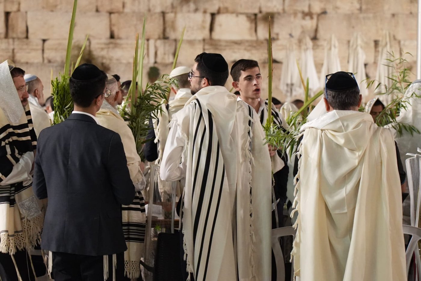 תיעוד: גלרייה אומנותית מרהיבה מהושענא רבא בכותל 
