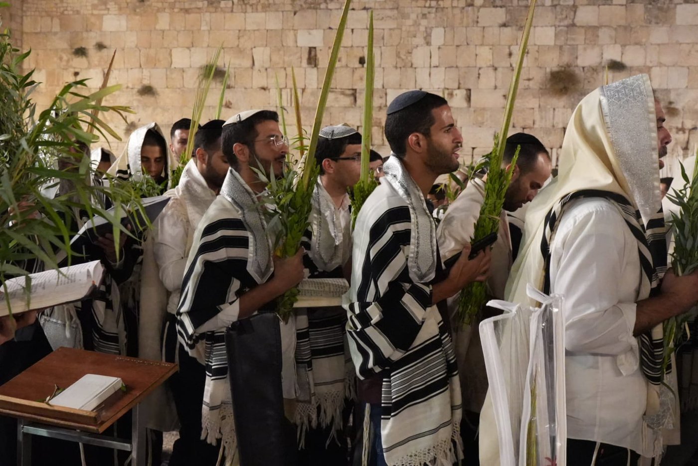 תיעוד: גלרייה אומנותית מרהיבה מהושענא רבא בכותל 