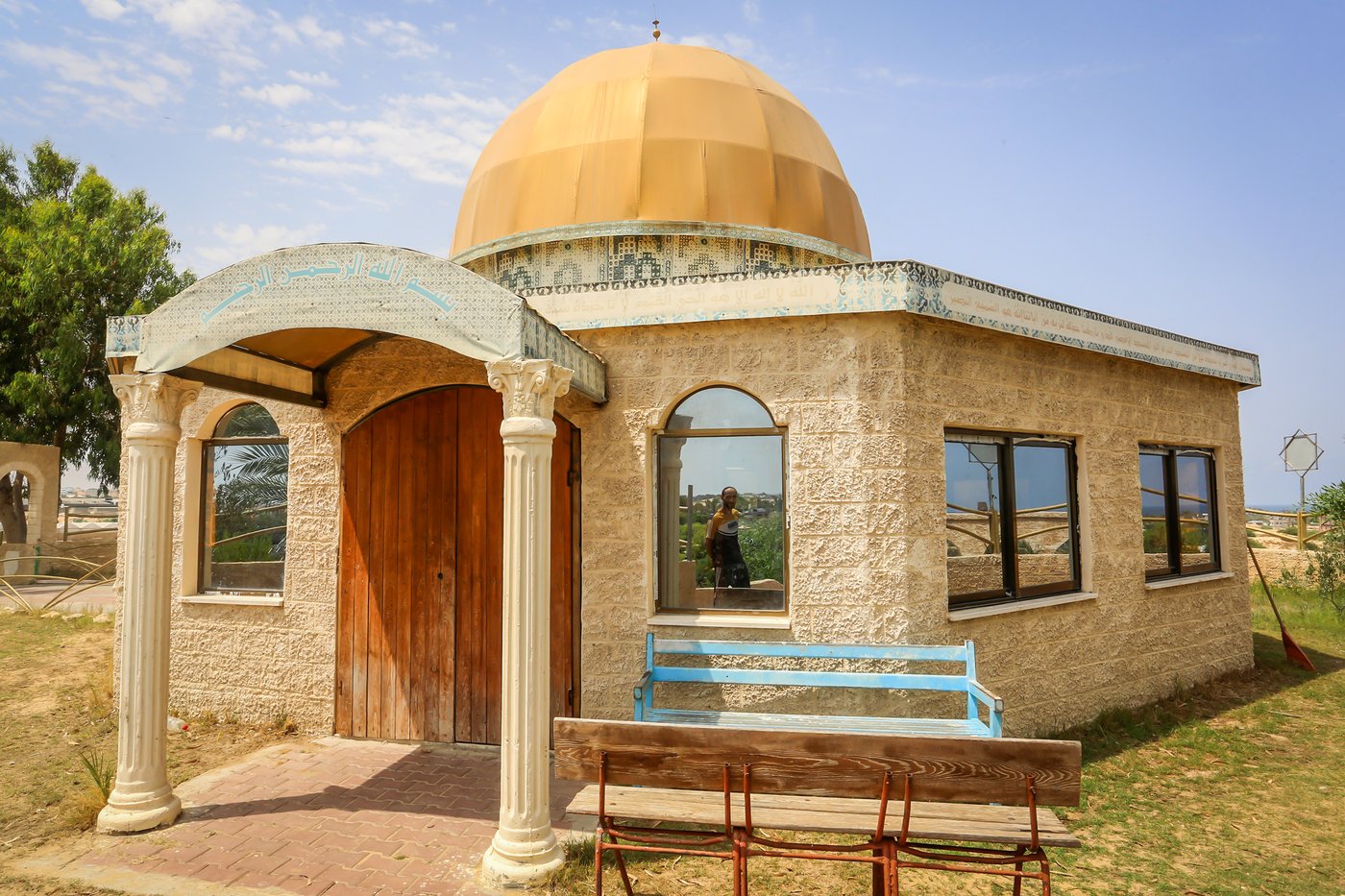 מבני ביישוב גוש קטיף לשעבר, בדרום רצועת עזה