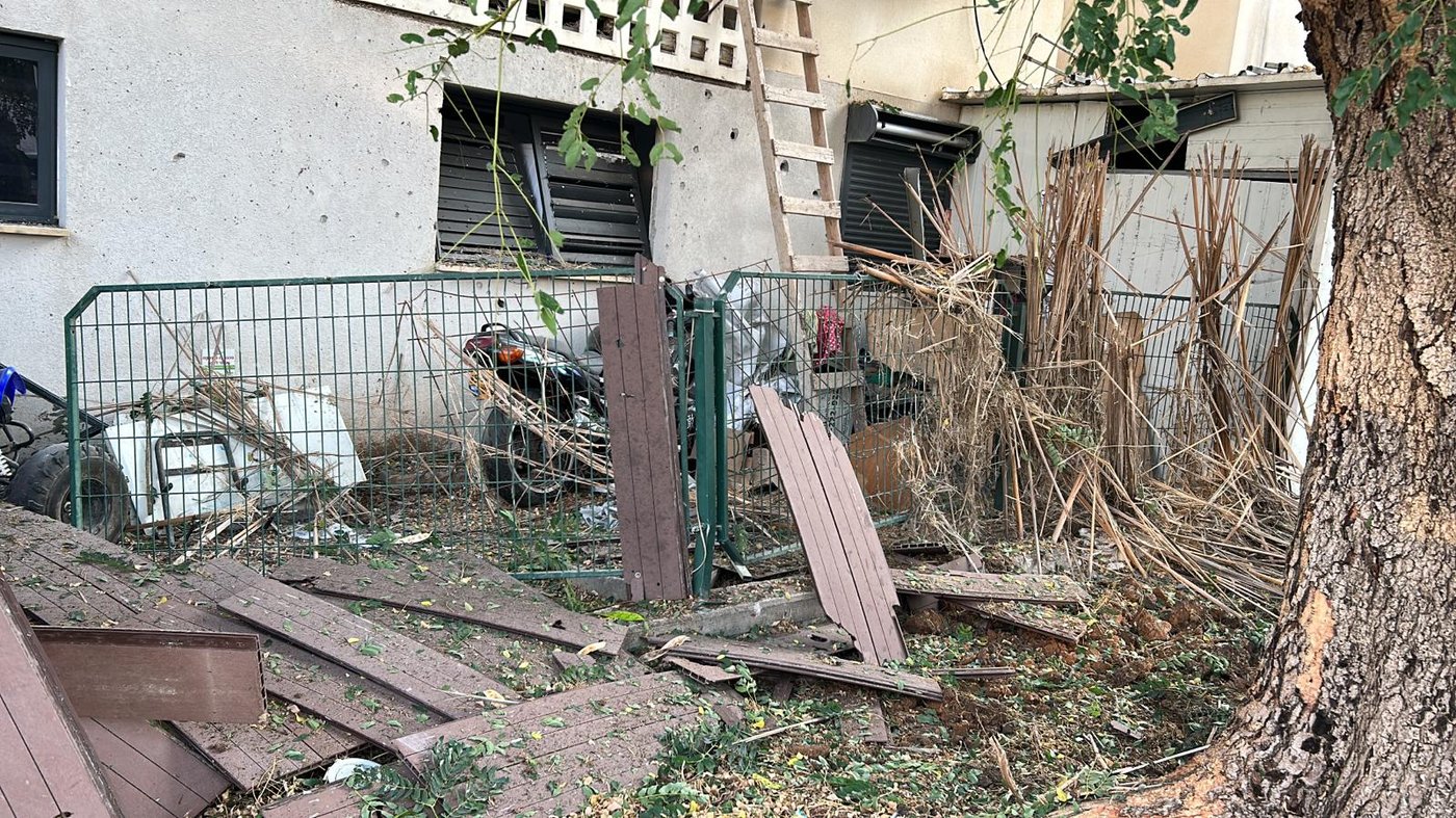הנזקים כתוצאה מהנפילות בעיר שדרות