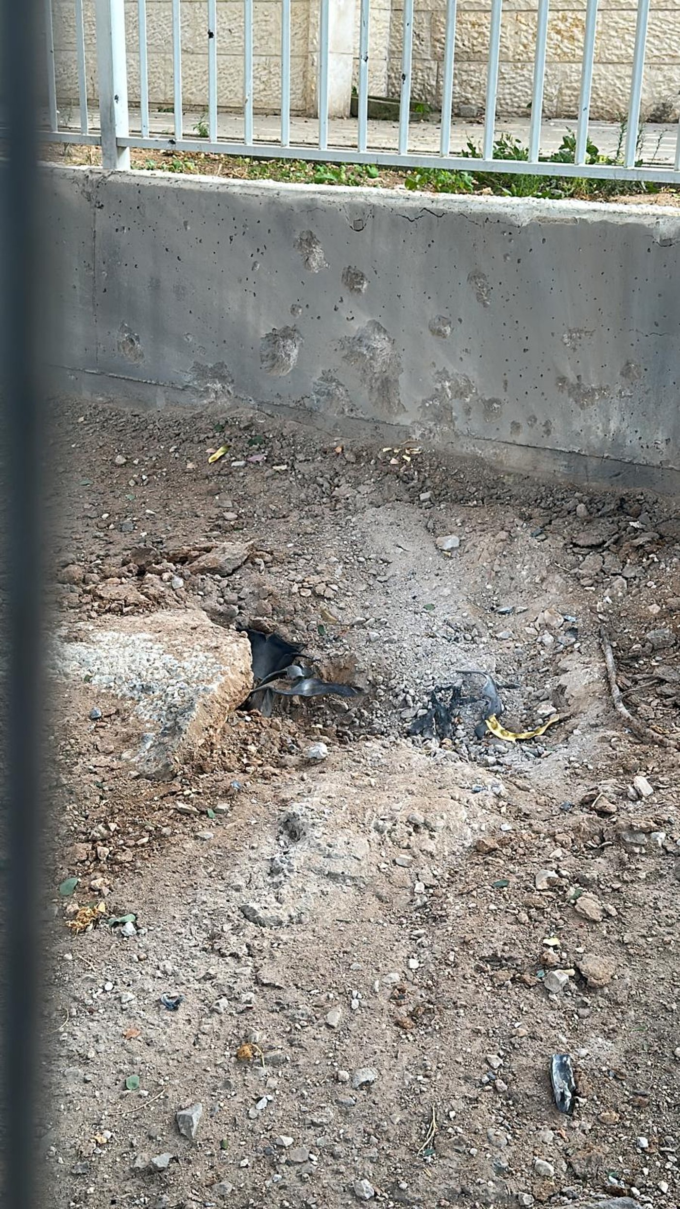 הנזקים כתוצאה מהנפילות בעיר שדרות