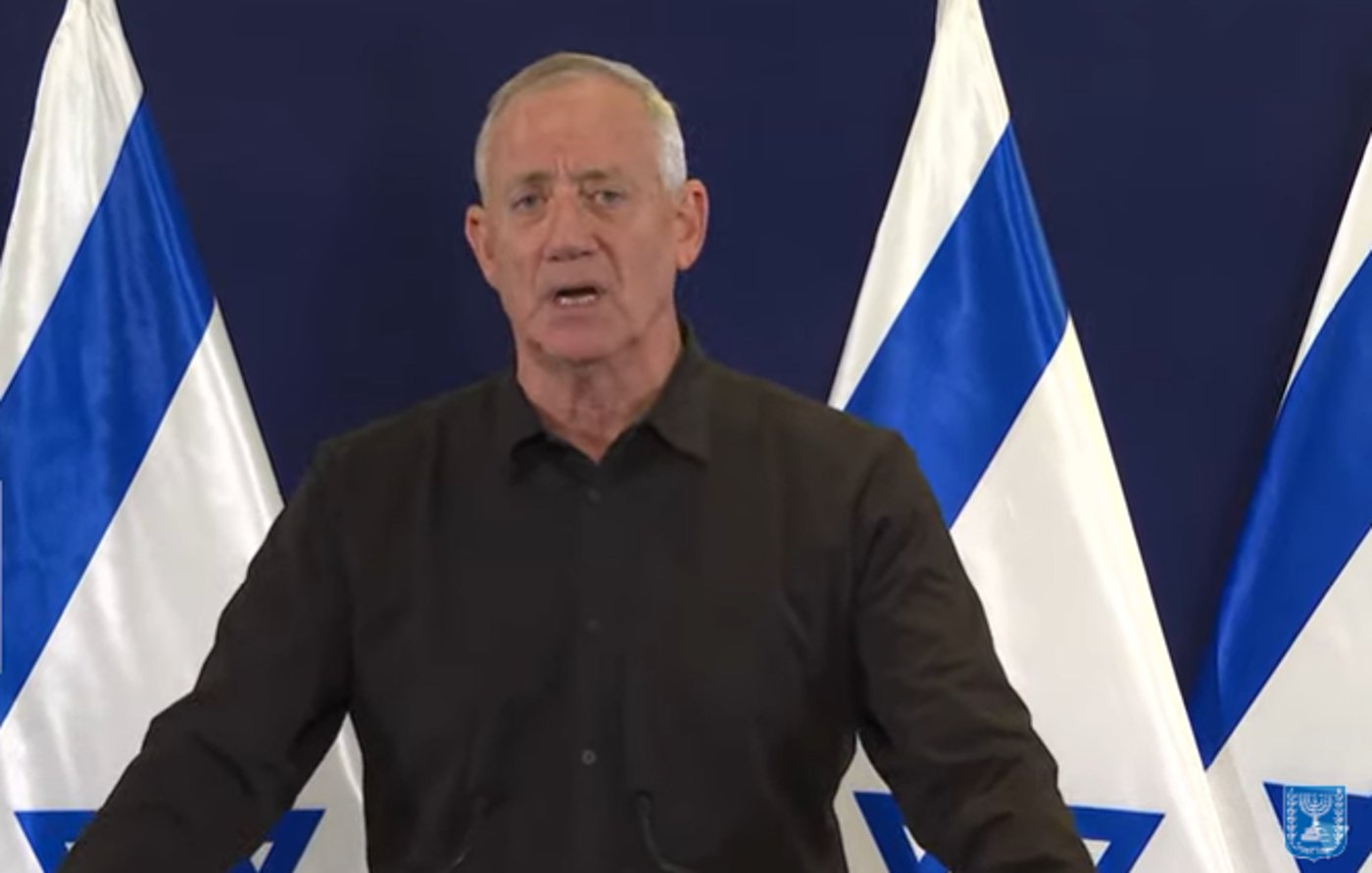 גנץ הערב, בהצהרה