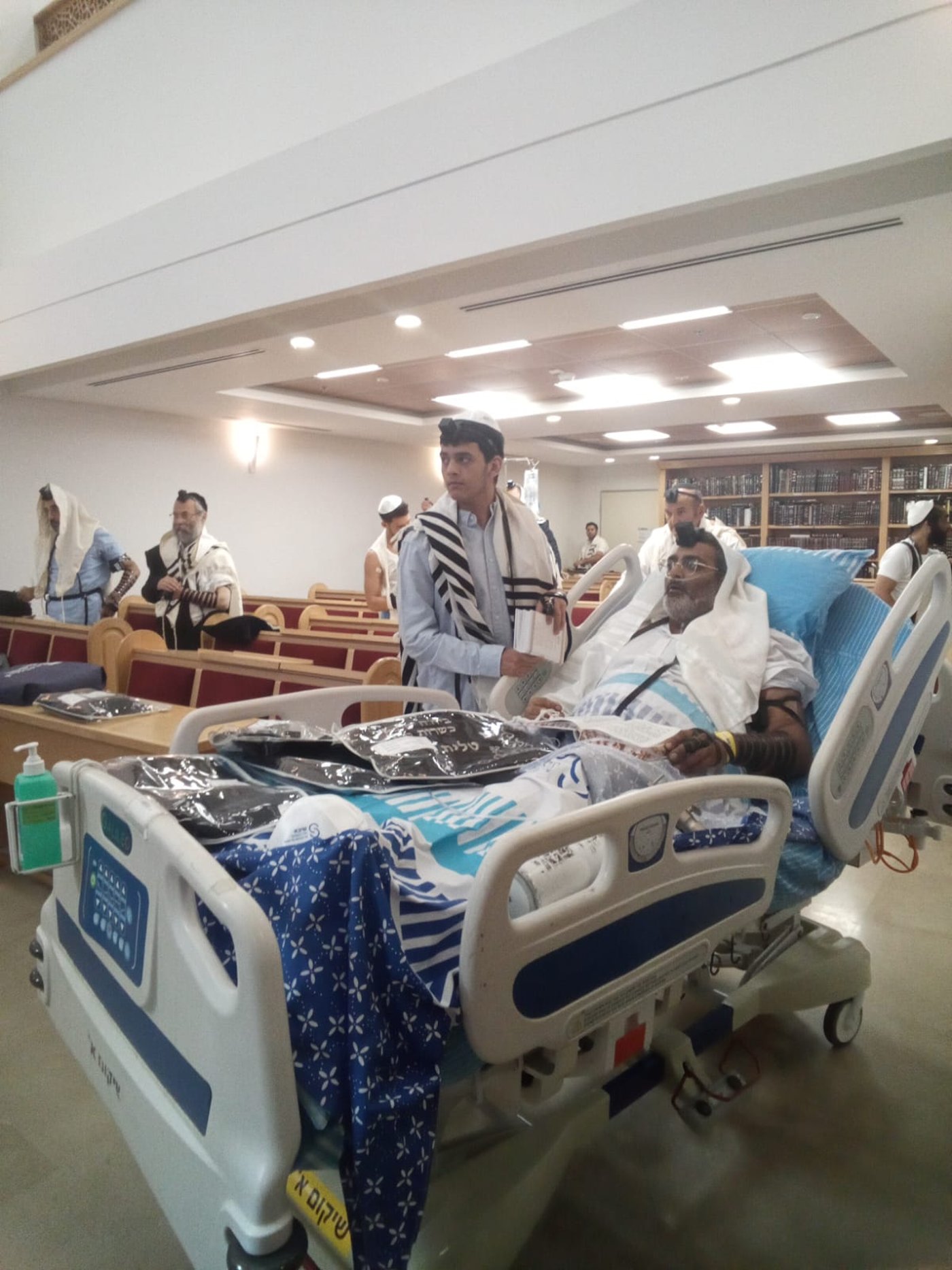 האבא נפצע במלחמה, כך חגגו לבן בר מצווה בבית חולים