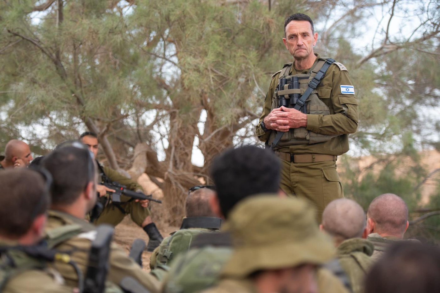 הרמטכ"ל עם הלוחמים בדרום