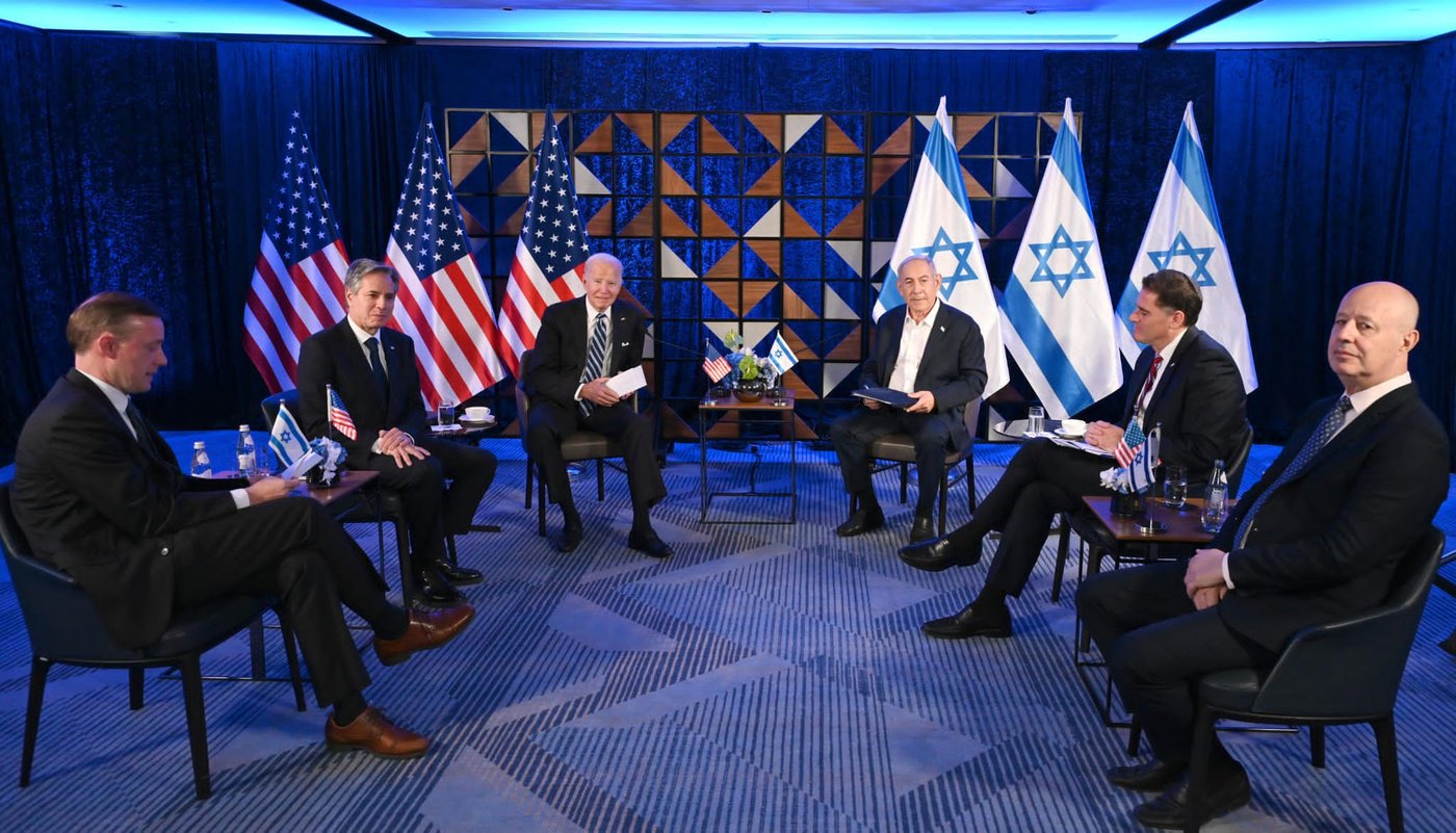 ביידן לעם בישראל: "האומץ, המחויבות והגבורה שלכם מדהימה. אני גאה להיות פה"