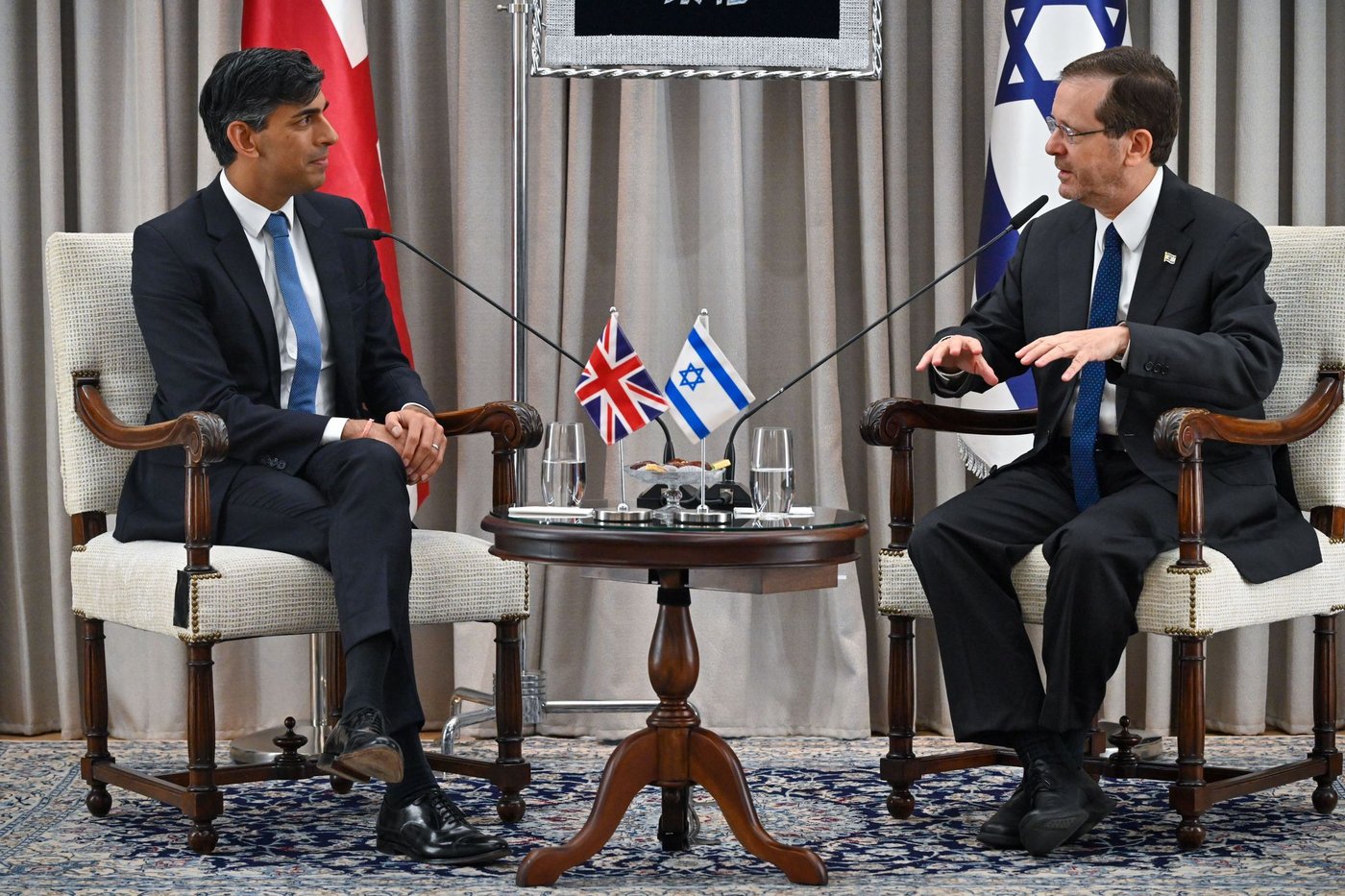 הנשיא הרצוג וראש ממשלת בריטניה