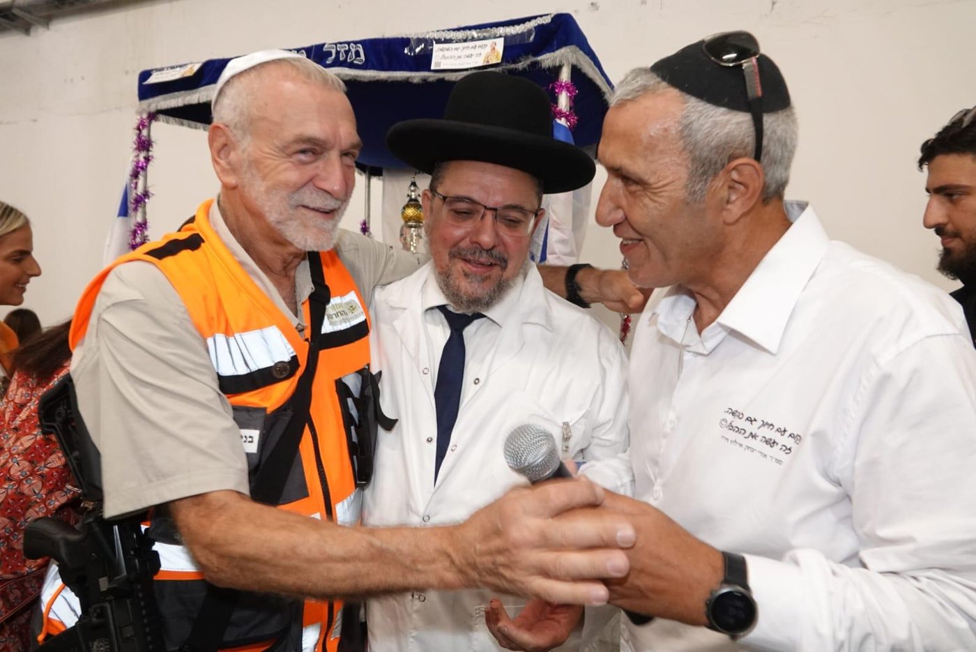 במחנה הצבאי על גבול הצפון: ברית מילה לבנו של לוחם צה"ל