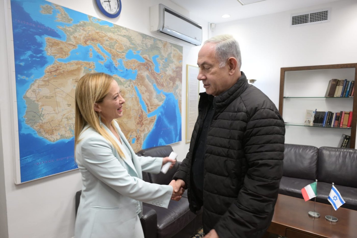 נתניהו עם ראש ממשלת איטליה