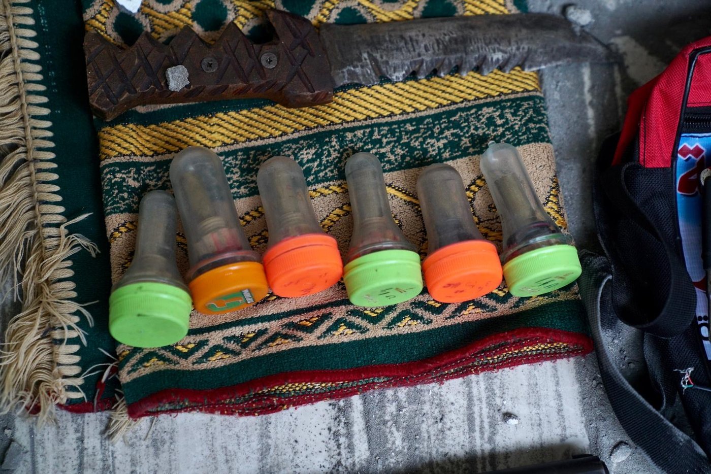 מחסן אמצעי הלחימה שנתפס