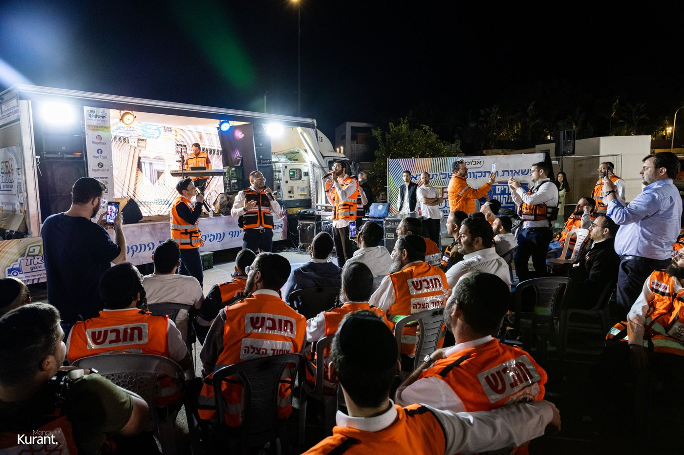 ערב הגיבוש והחיזוק למאות המתנדבים שפעלו בזירות הקשות