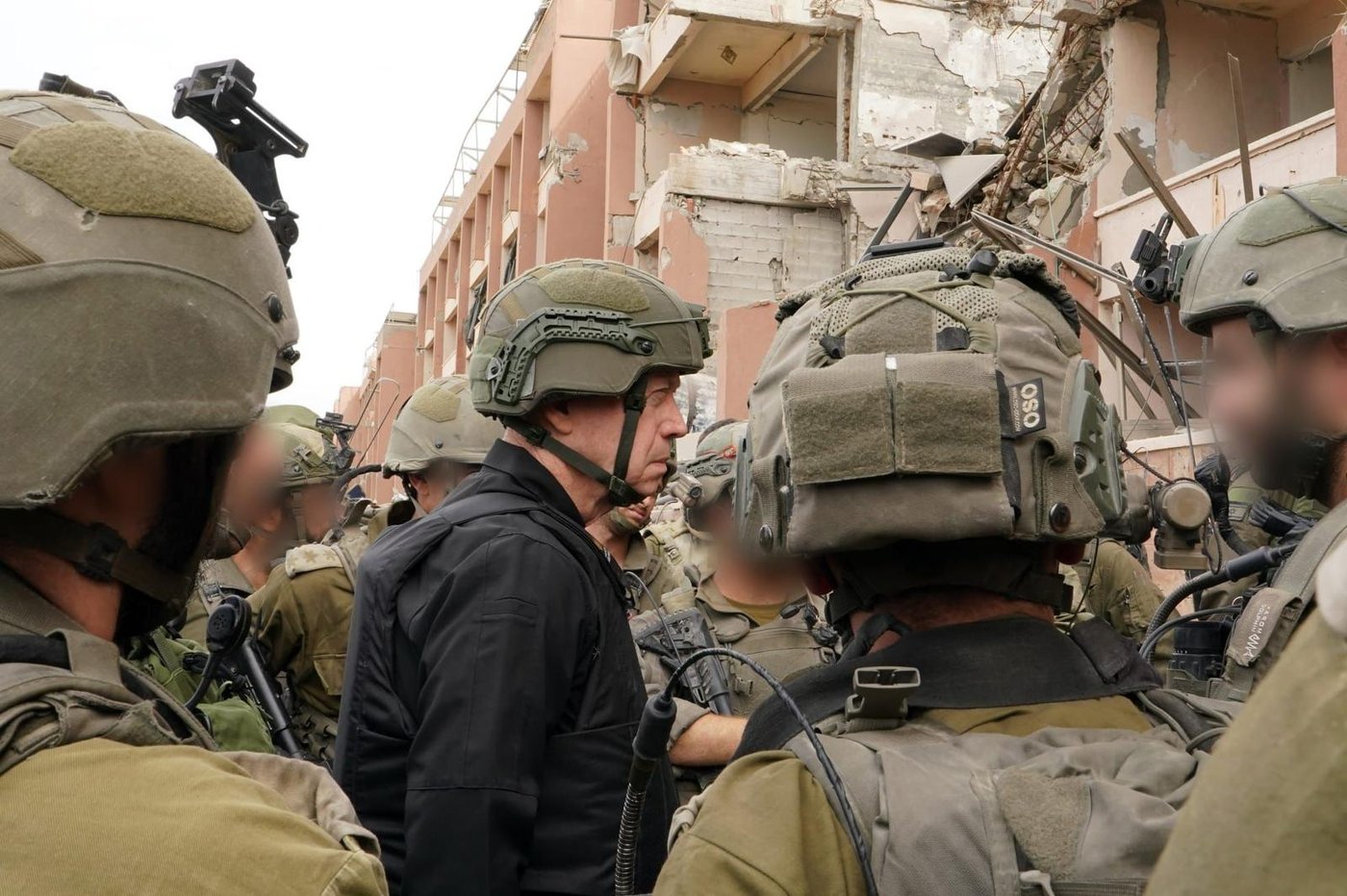 גלנט בסיור בעזה