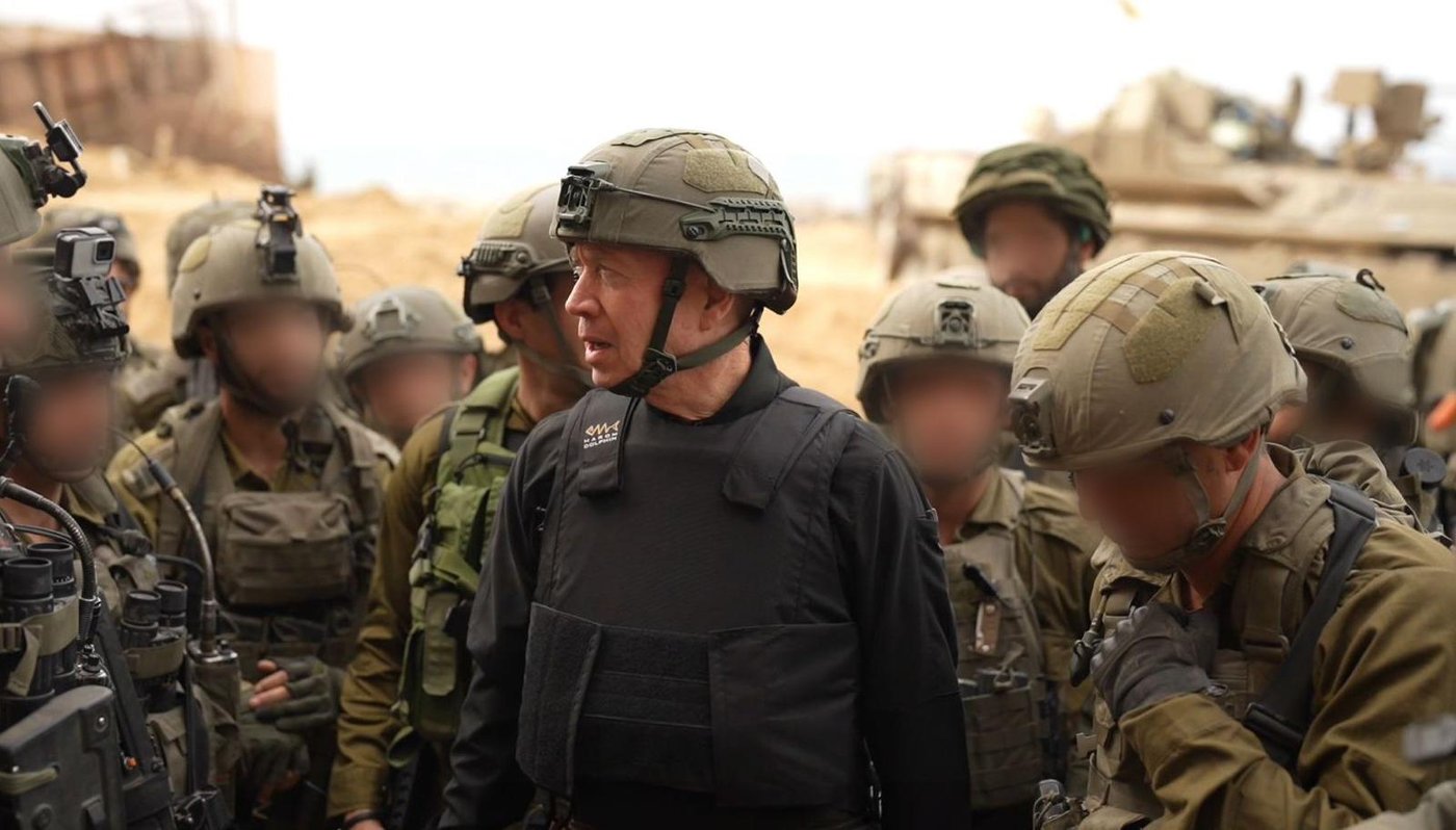 גלנט בסיור בעזה