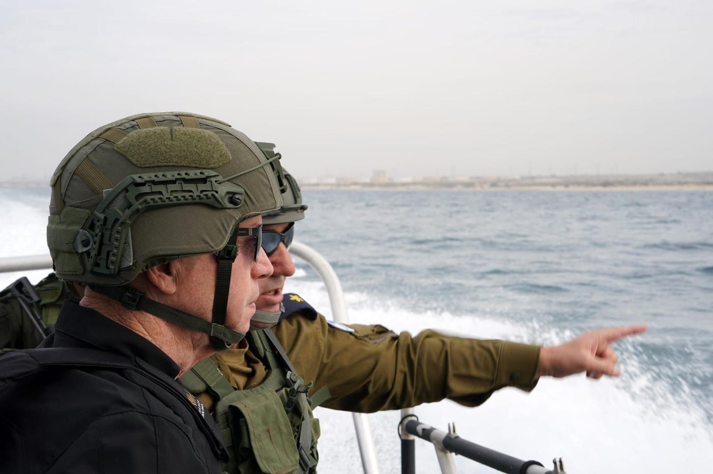 גלנט בסיור בעזה