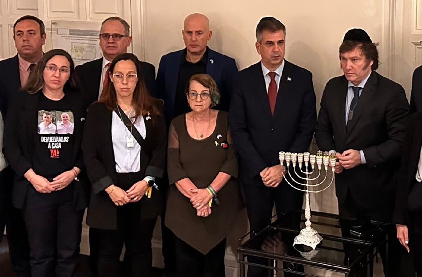 הנשיא מיליי בהדלקת הנר, אמש