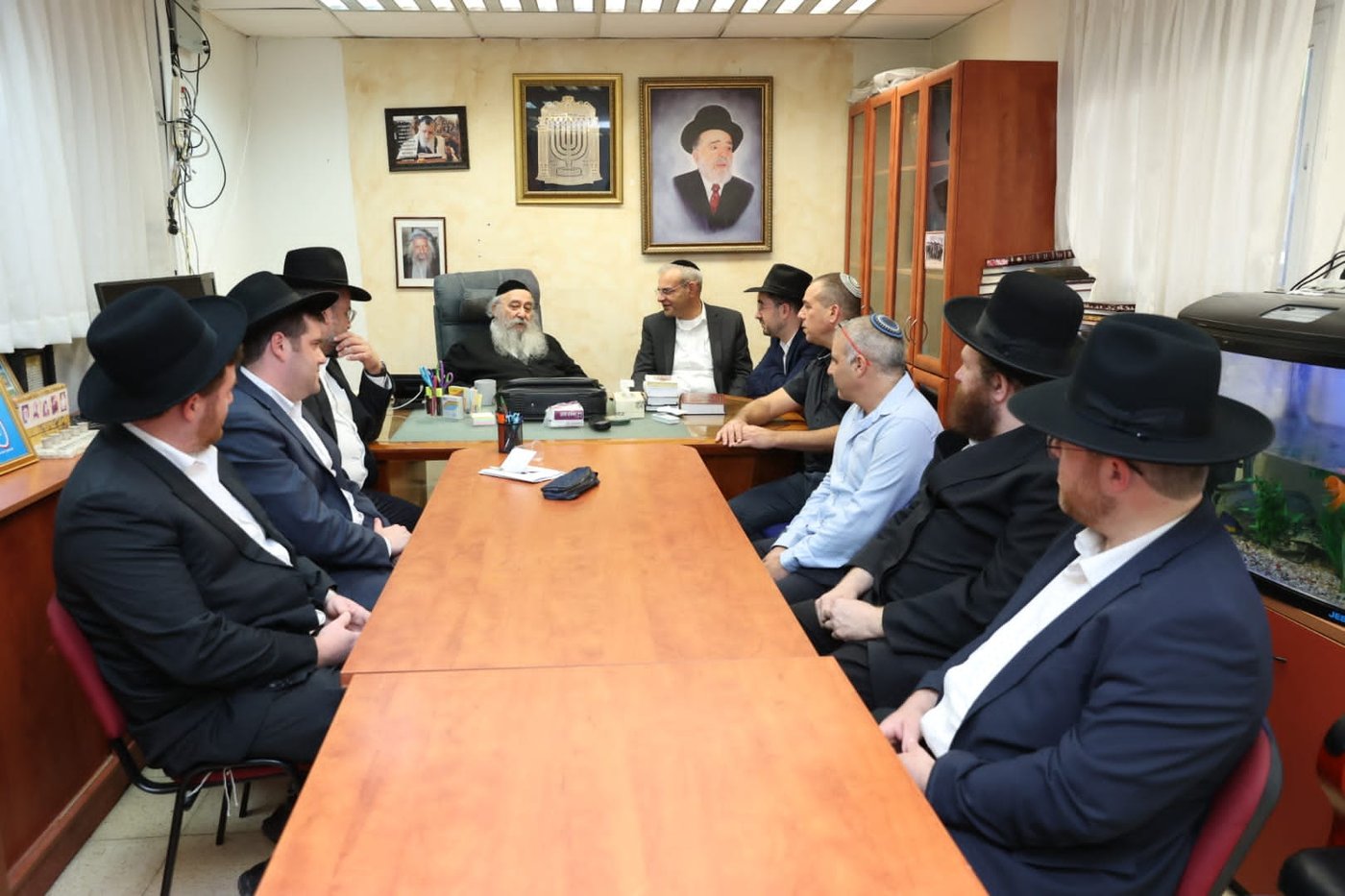 נציגי המרכז הרפואי החדש של מאוחדת בבתי רבנים