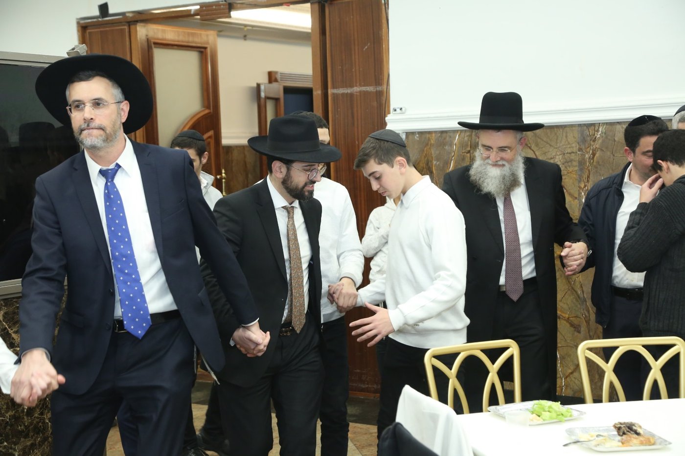 אירוע הדלקת נר חנוכה בישיבת אורייתא לצעירים בירושלים