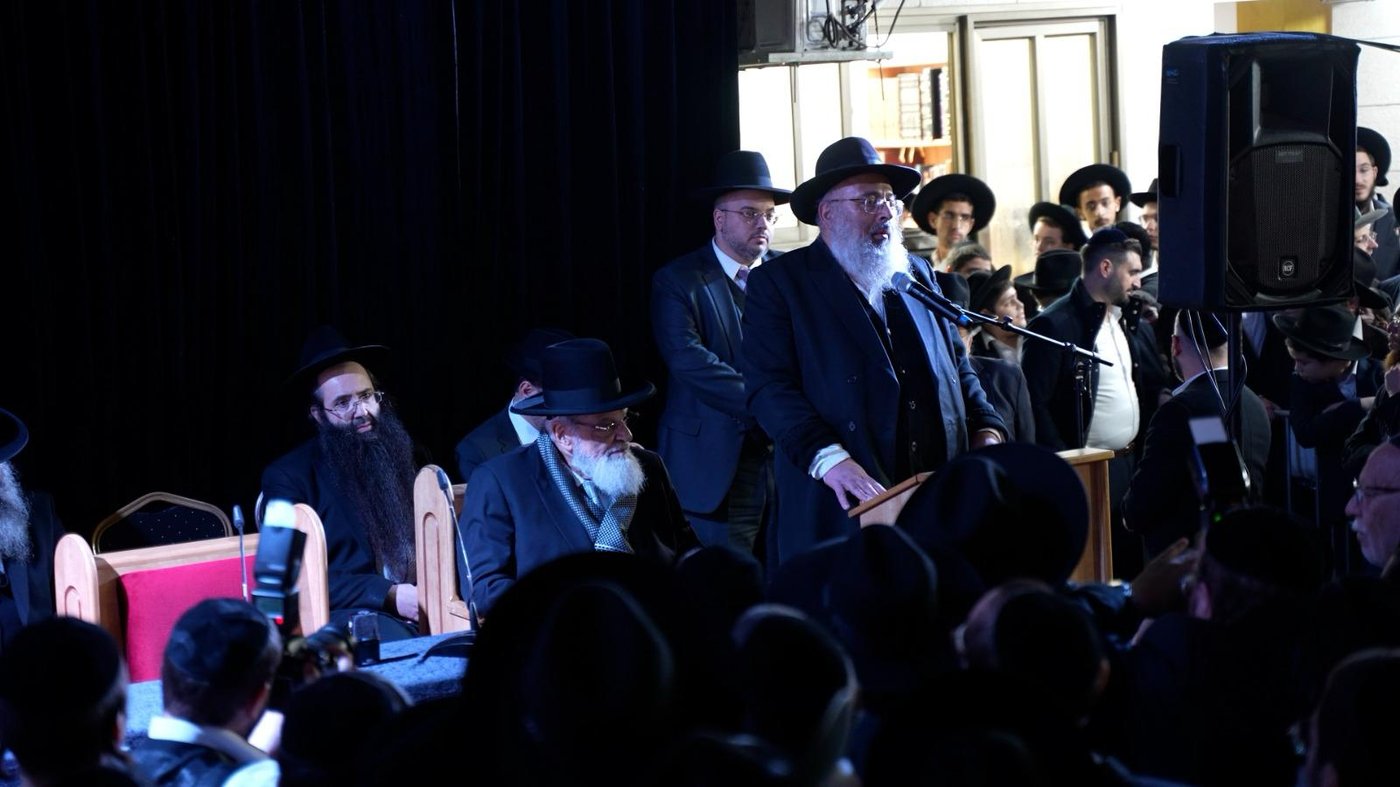 העצרת לזכרו של הגר"ש בעדני