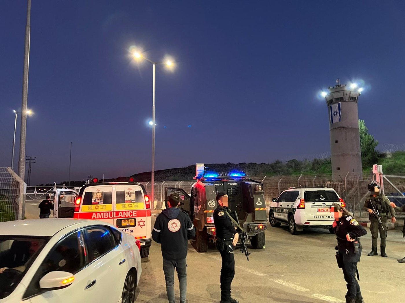 זירת הפיגוע סמוך לגבעת זאב