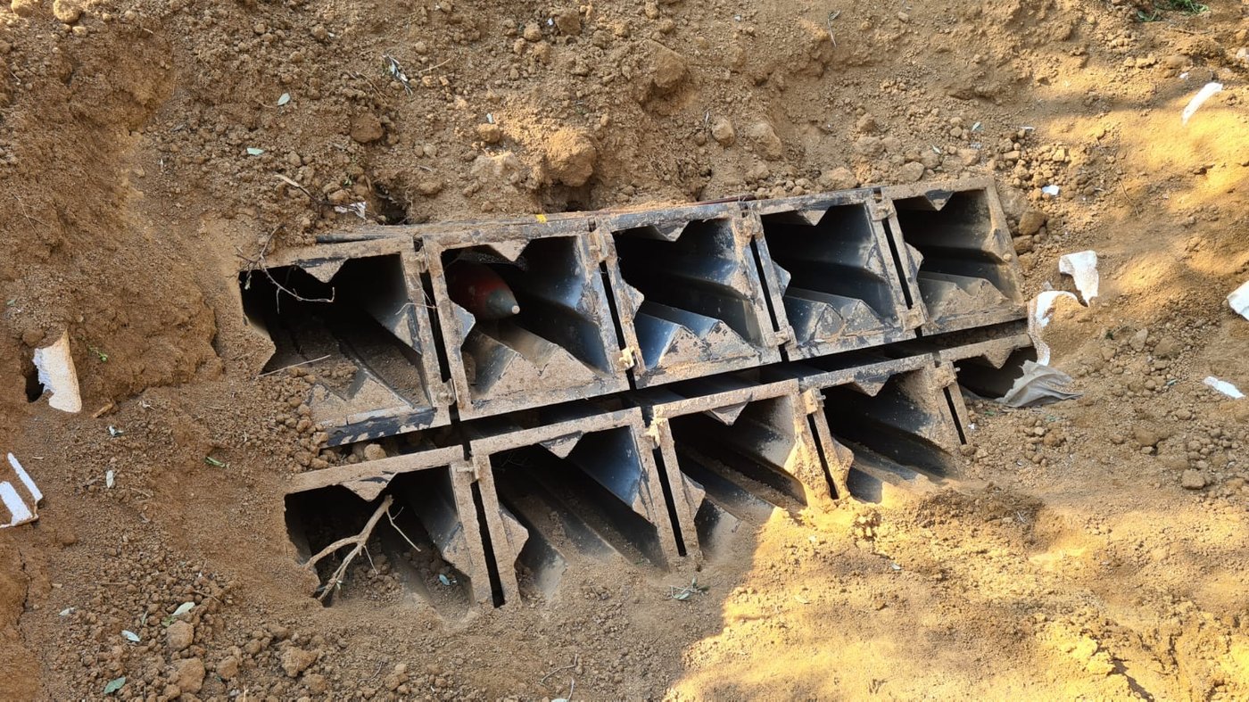 המשגרים מהם שוגרו הרקטות לנתיבות אתמול