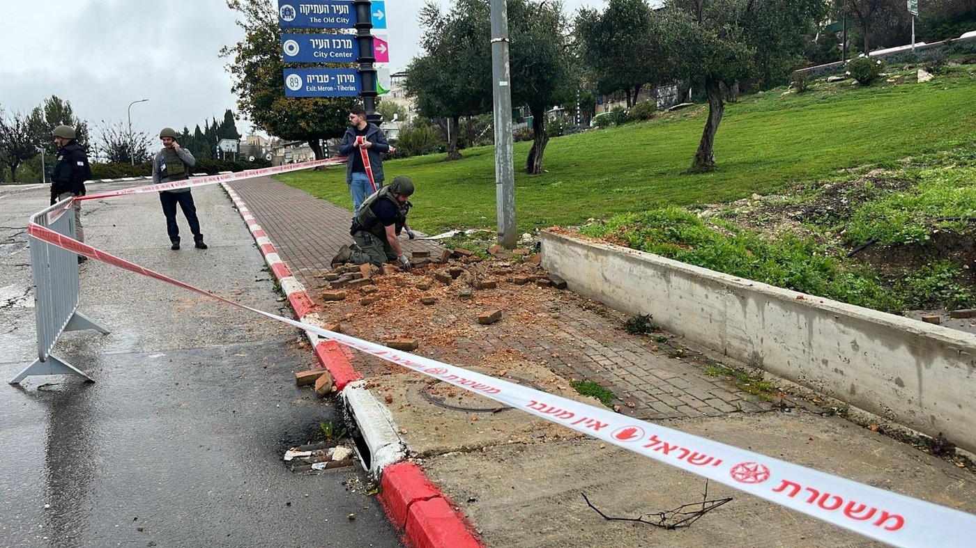 אחת הזירות בצפת