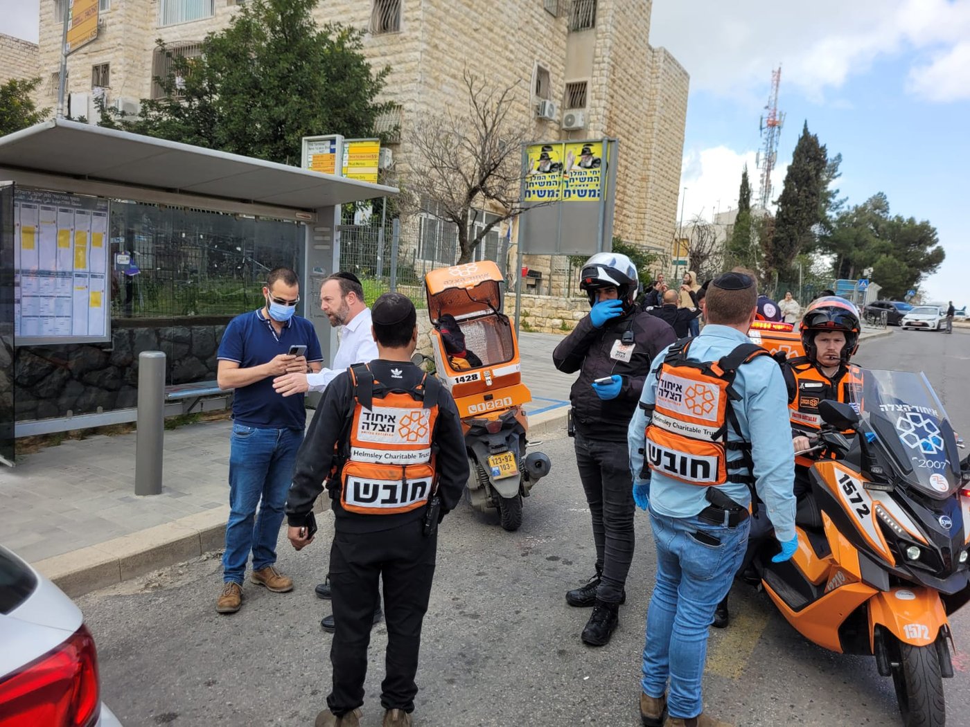 זירת הפיגוע בנווה יעקב