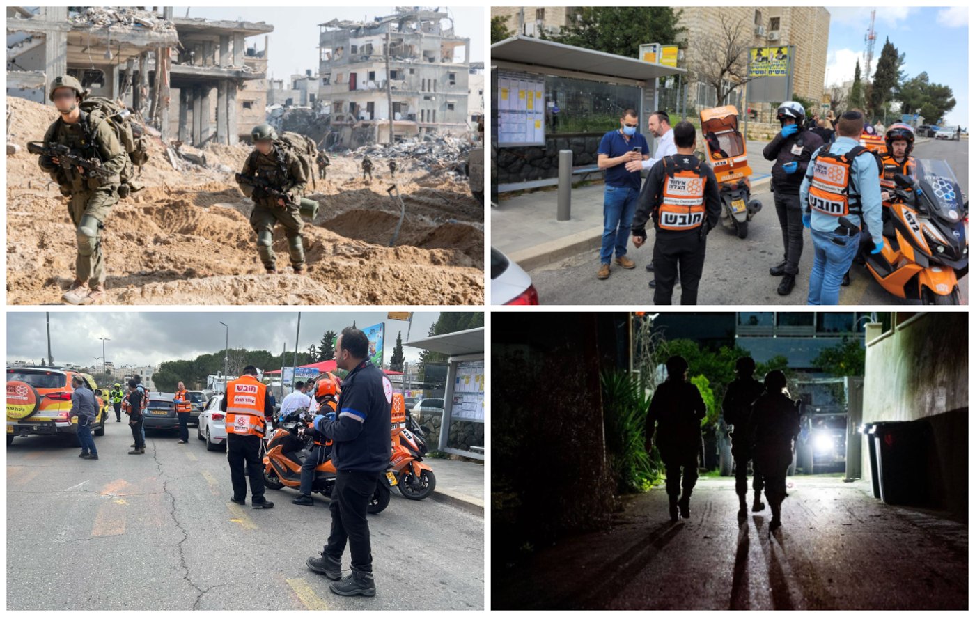זירת הפיגוע בירושלים, חיילי צה"ל ברצועת עזה