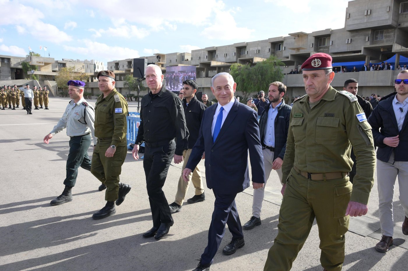 נתניהו בהופעה פומבית ראשונה אחרי השפעת: "נכנס לרפיח"