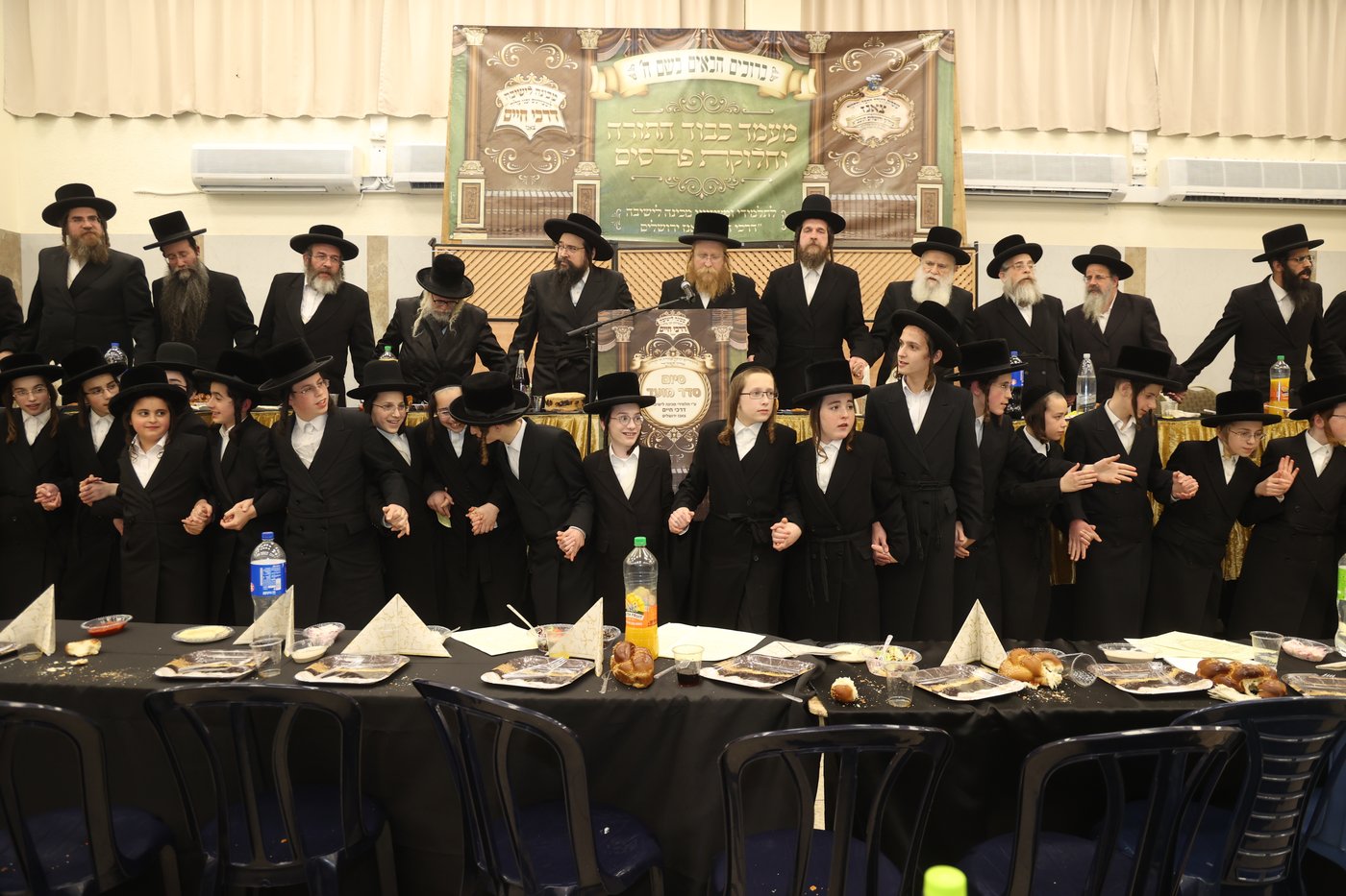 תלמידי המכינה לישיבת 'דרכי חיים' צאנז סיימו את סדר מועד | גלריה