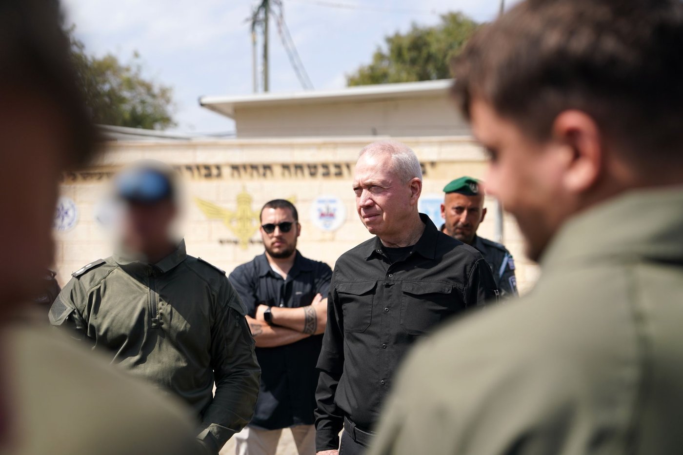 גלנט עם לוחמי יחידת המסתערבים באיו"ש