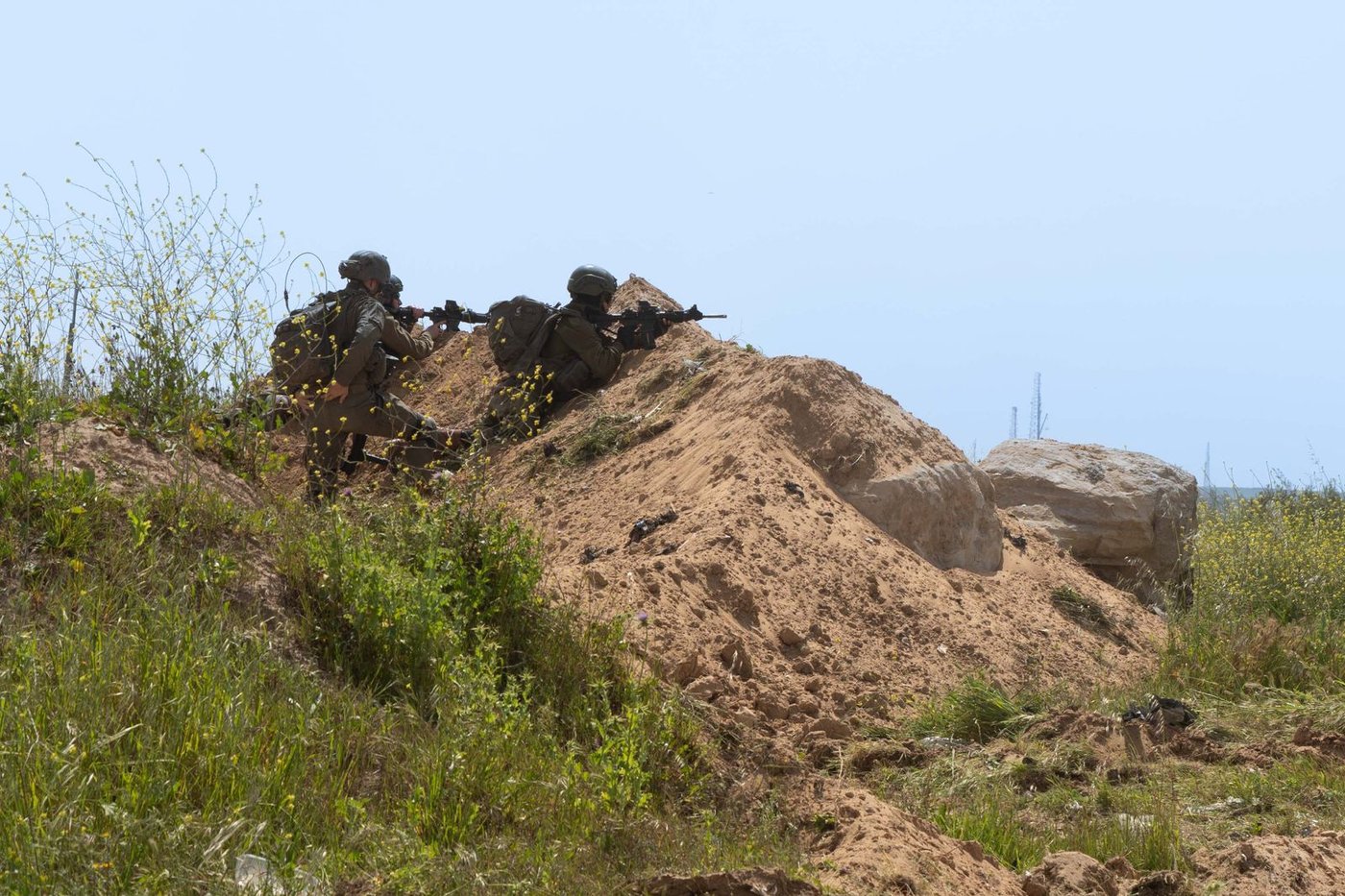 תיעודים: כך חוסלו מחבלי חמאס שירו על לוחמים ברצועת עזה