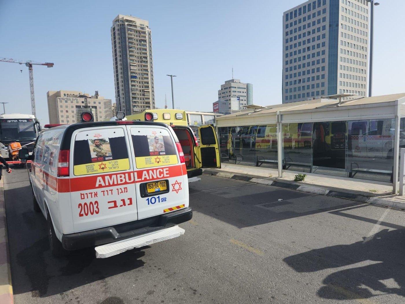 זירת הפיגוע בבאר שבע