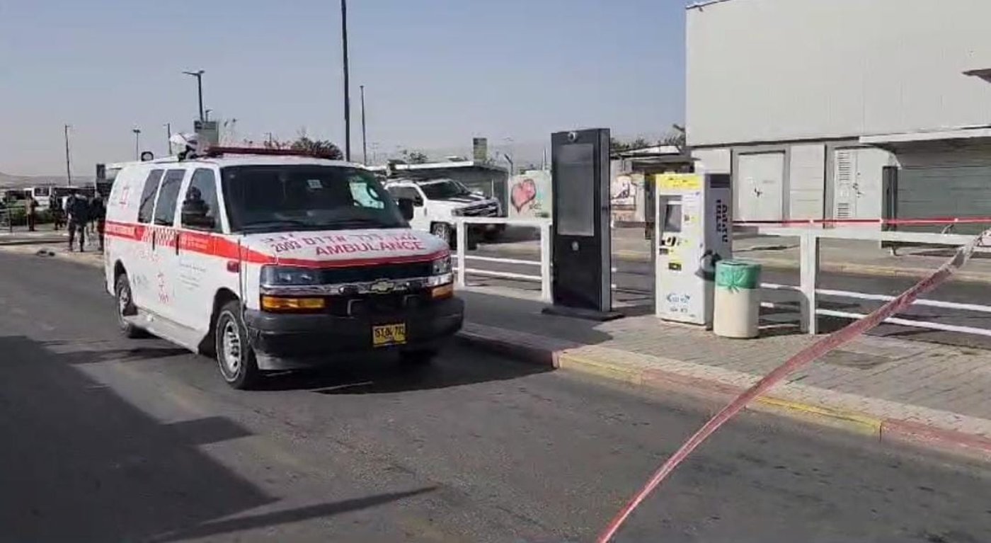 זירת הפיגוע בבאר שבע