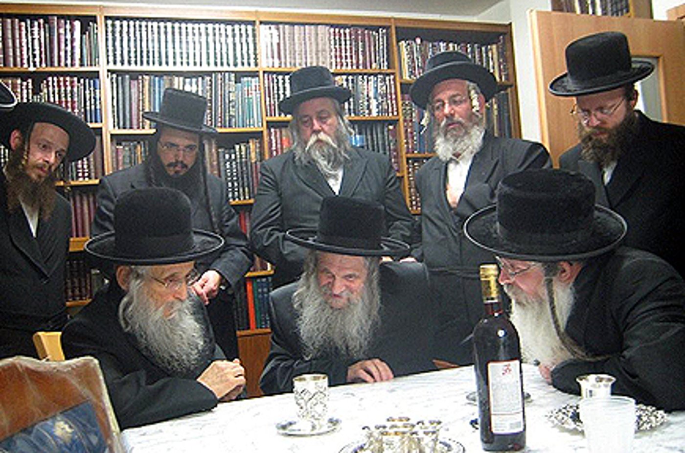 האדמו"ר מנדבורנה אצל הגאב"ד