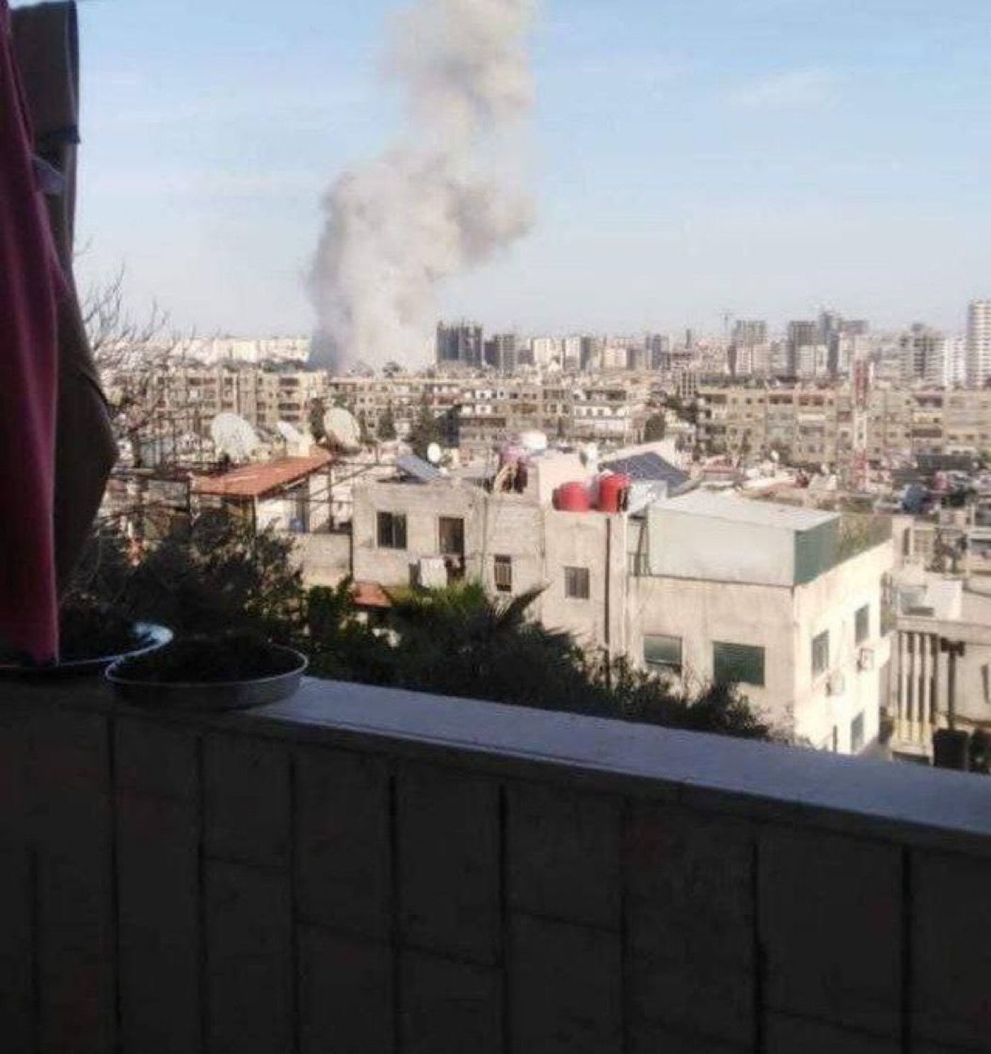 התקיפה המיוחסת לישראל בדמשק - סמוך לשגרירות האיראנית