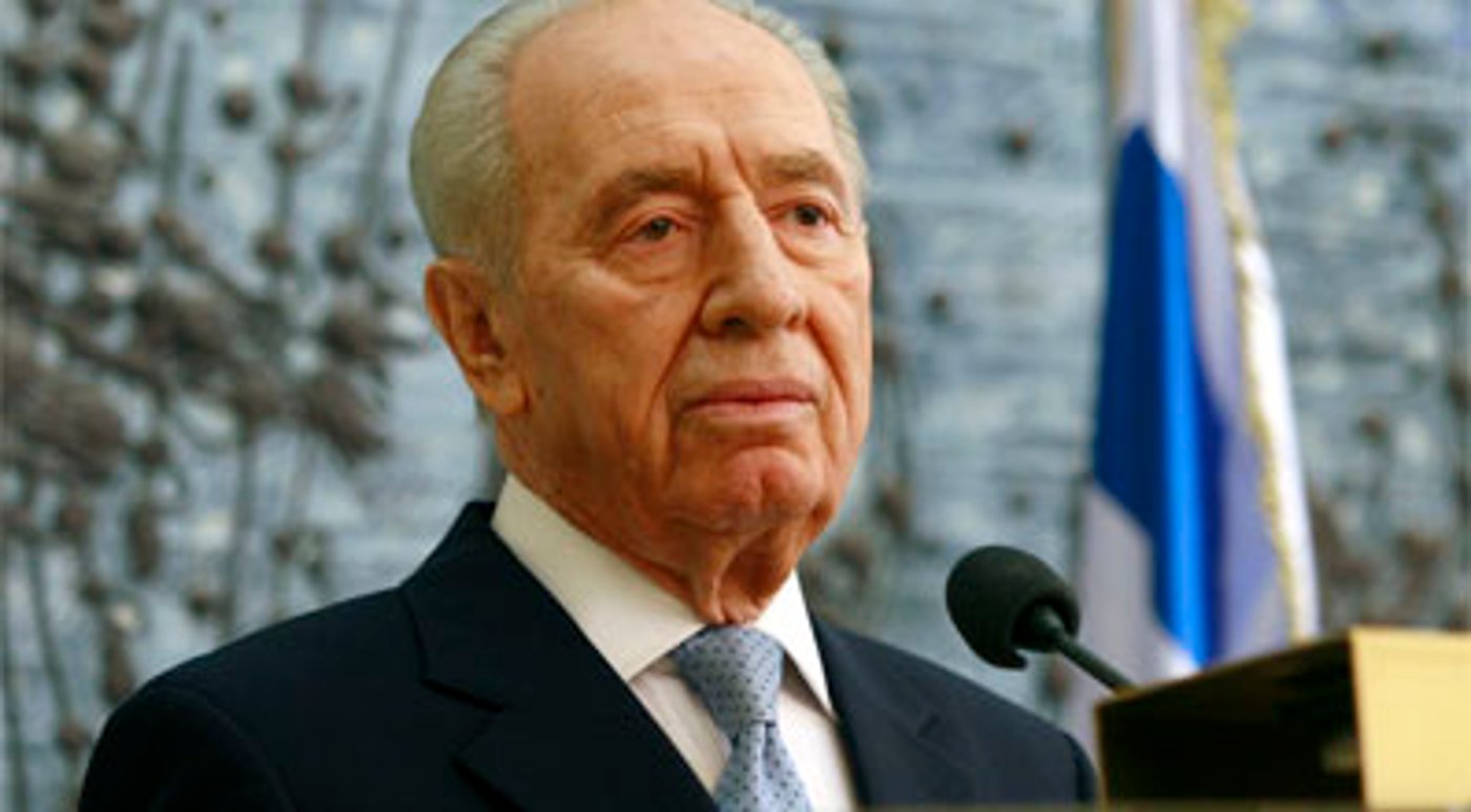 נשיא המדינה. שמעון פרס.