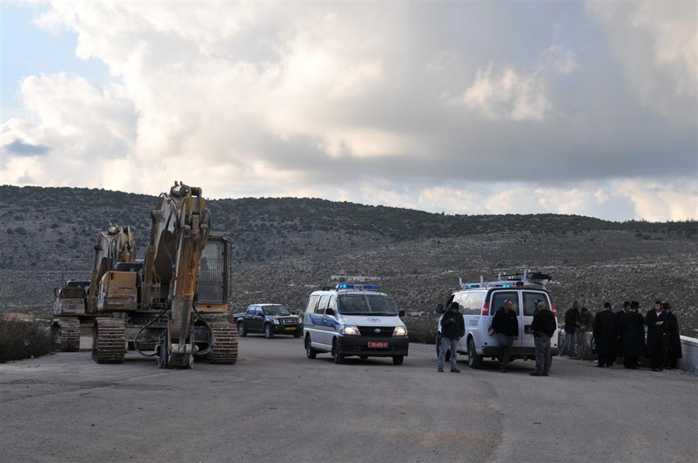צפו בתיעוד: הקפאת הבניה בביתר הביאה לעימות אלים