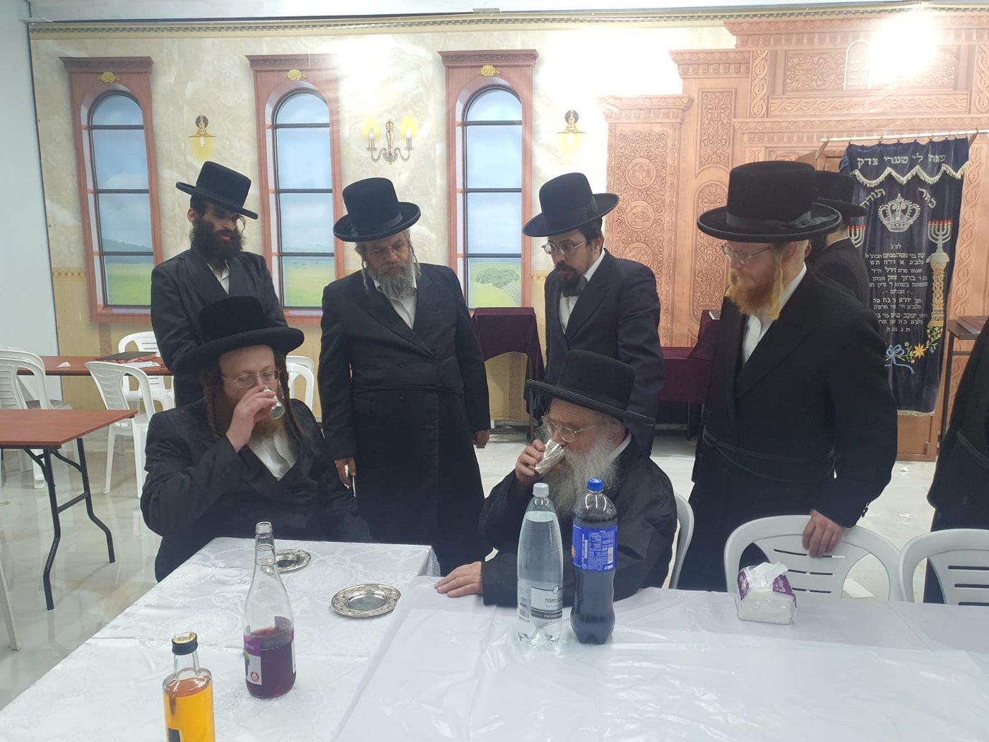 גאב"ד מאקאווא בביקור בספינקא בית שמש