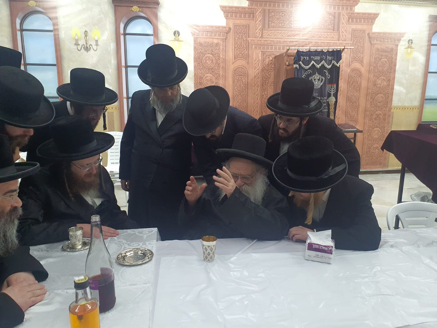 גאב"ד מאקאווא בביקור בספינקא בית שמש