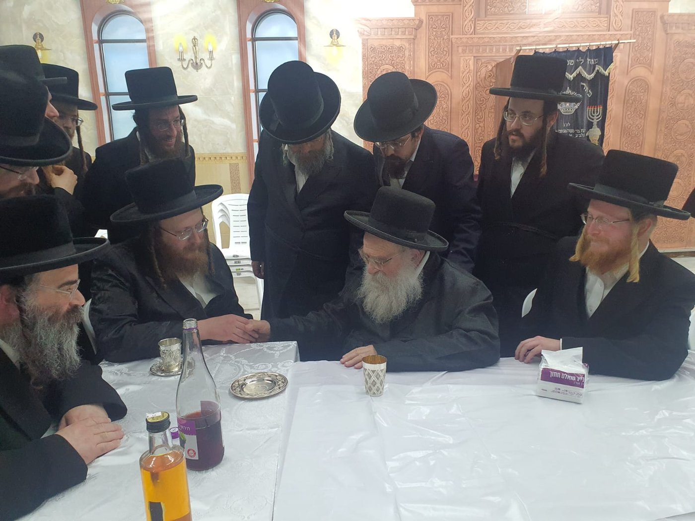 גאב"ד מאקאווא בביקור בספינקא בית שמש