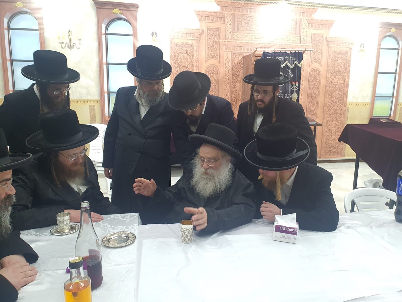 גאב"ד מאקאווא בביקור בספינקא בית שמש