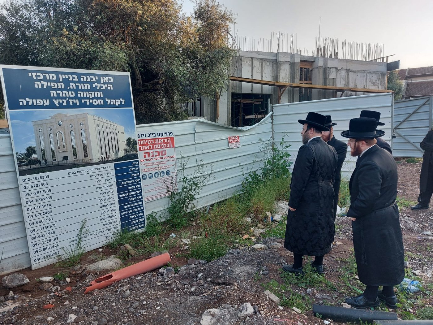 הגה"צ אב"ד ויזניץ אלעד, בביקור בעפולה