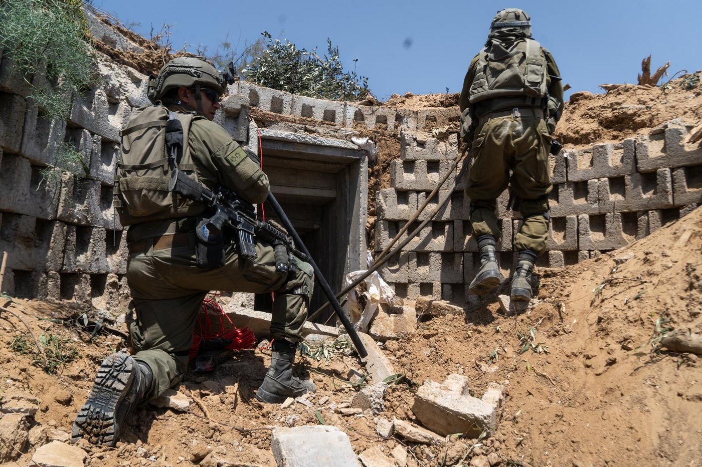 פירי המנהרות שנחשפו על ידי הלוחמים במהלך השבוע