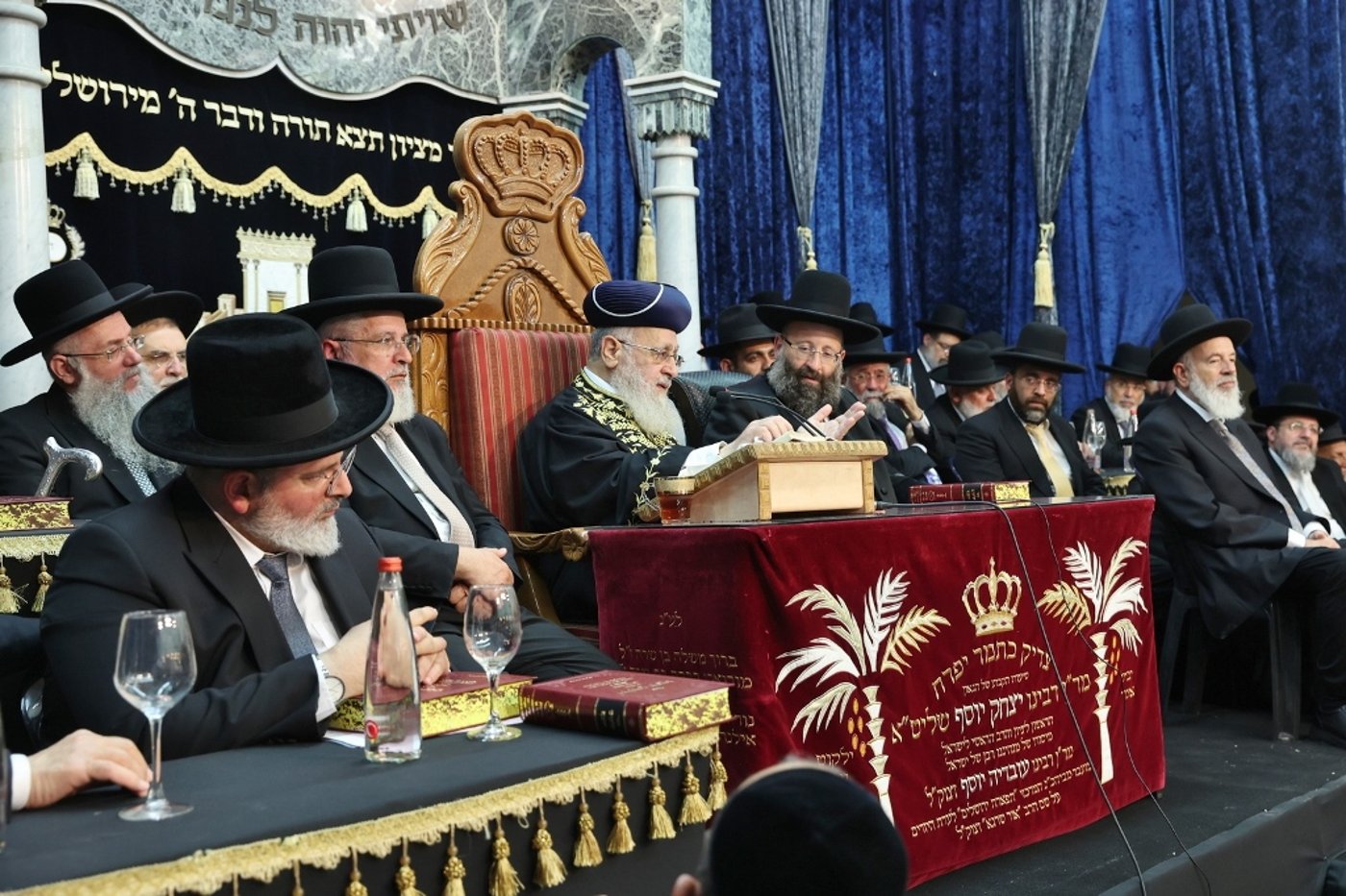 רבנים, אישי ציבור ועמך בית ישראל בהקבלת פני רבו לראש"ל