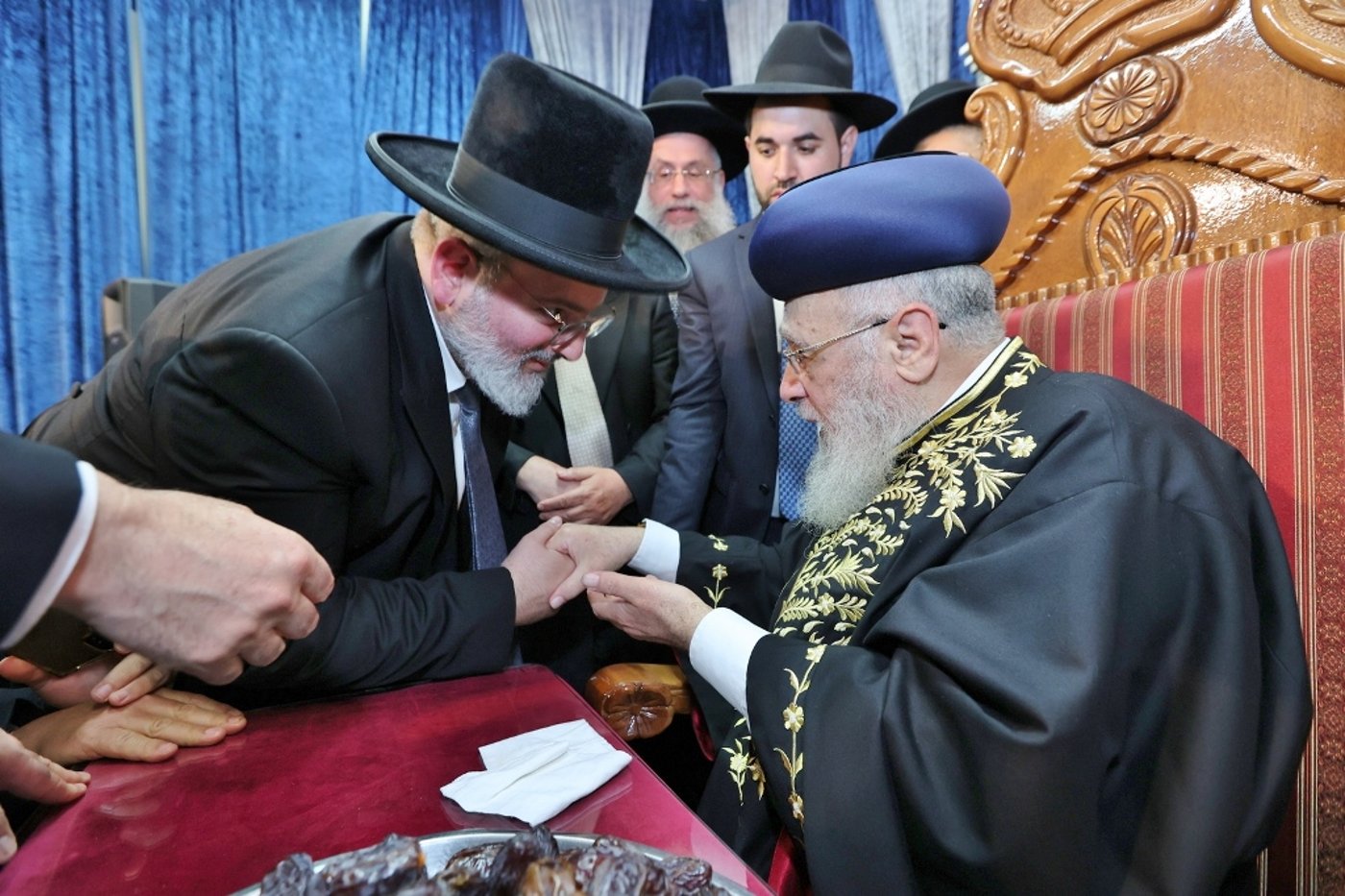 רבנים, אישי ציבור ועמך בית ישראל בהקבלת פני רבו לראש"ל