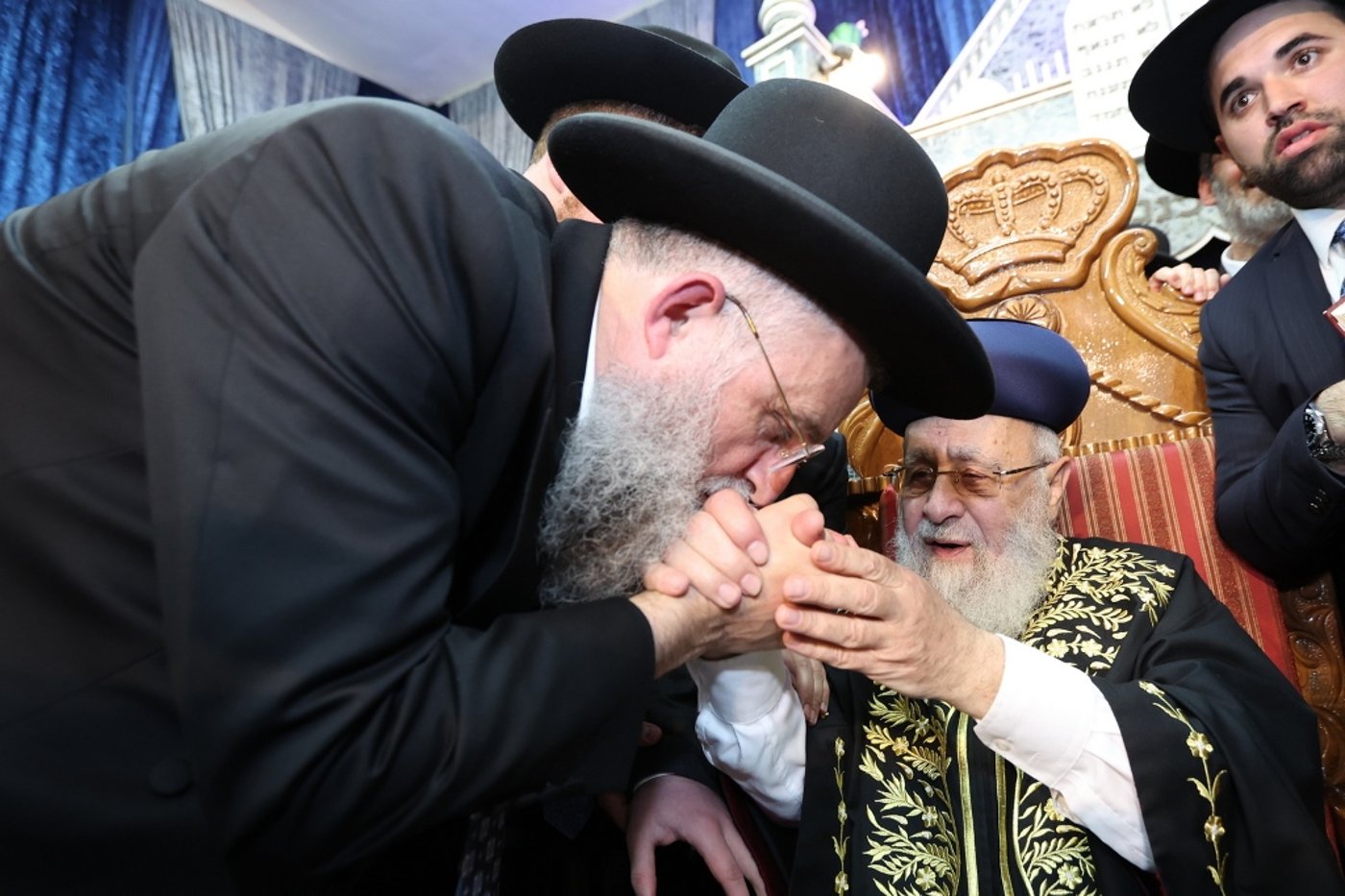 רבנים, אישי ציבור ועמך בית ישראל בהקבלת פני רבו לראש"ל