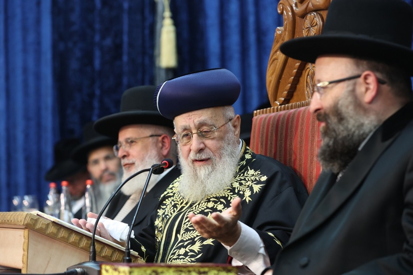 רבנים, אישי ציבור ועמך בית ישראל בהקבלת פני רבו לראש"ל