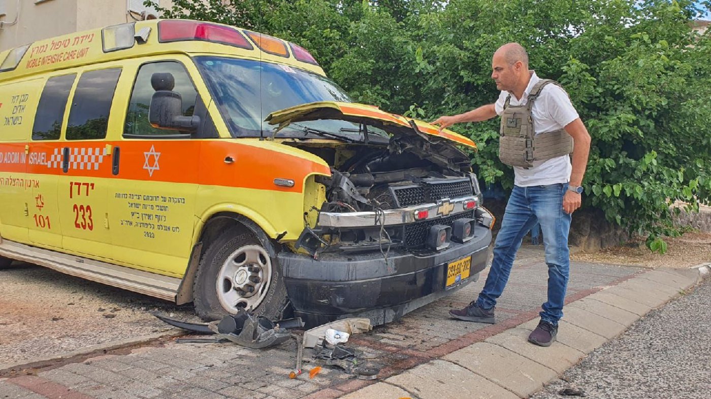 ההרס כתוצאה מהפגיעות בקריית שמונה